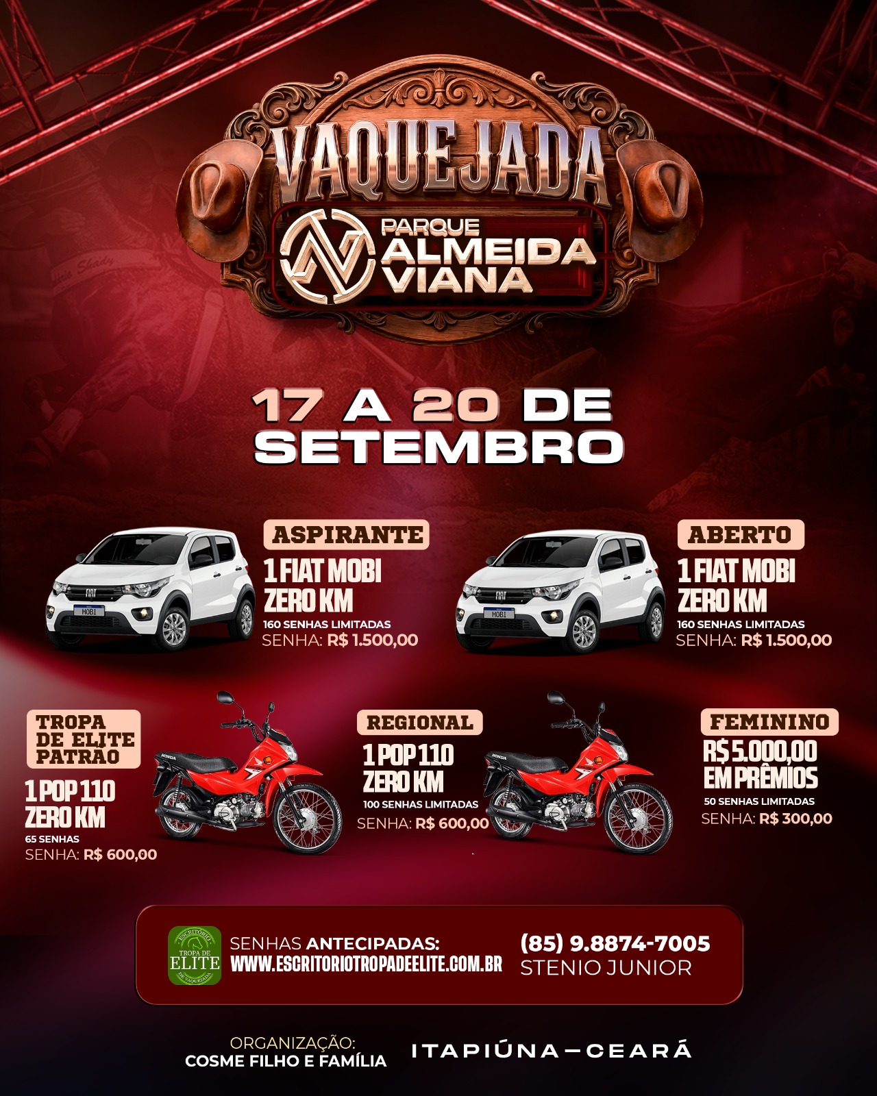 2ª Grande Vaquejada Haras JNF em Horizonte-CE